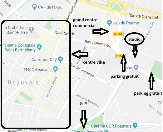 Chaleureux Beauvais-centre, Gare Et Proche Aeroport